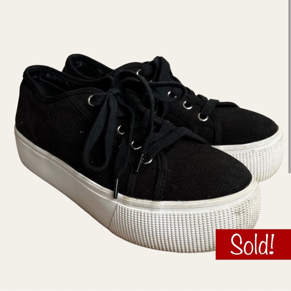 Platform Canvas Sneakers